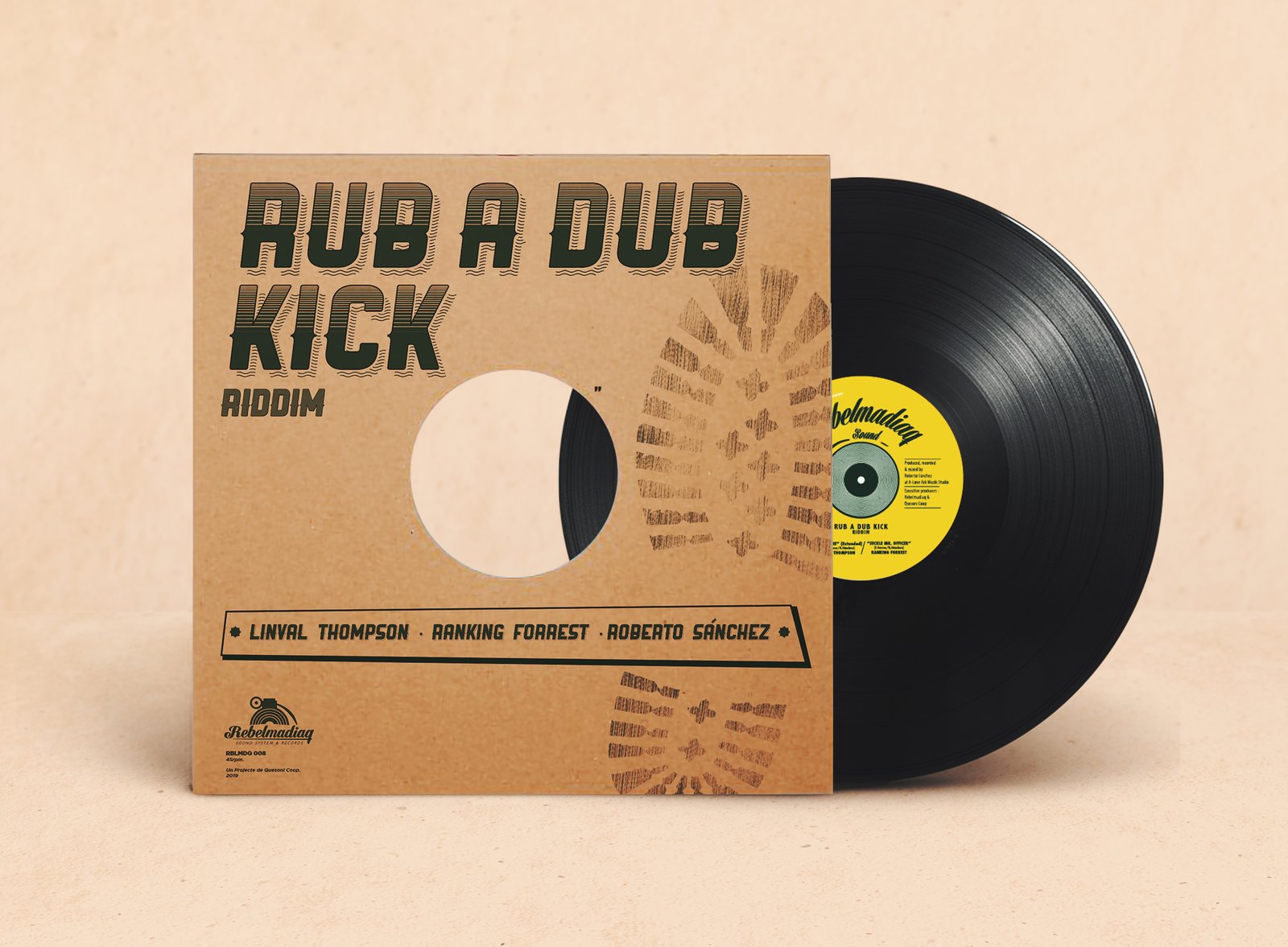 中古LP】 Little Tempo ‎– Ron Riddim In Dub LITTLE TEMPO